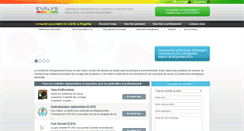 Desktop Screenshot of evalys.fr